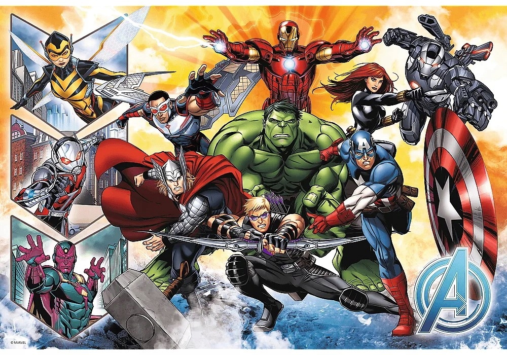 PUZZLE 100 EL SIŁA AVENGERSÓW MARVEL TREFL EAN (GTIN) 5900511164312