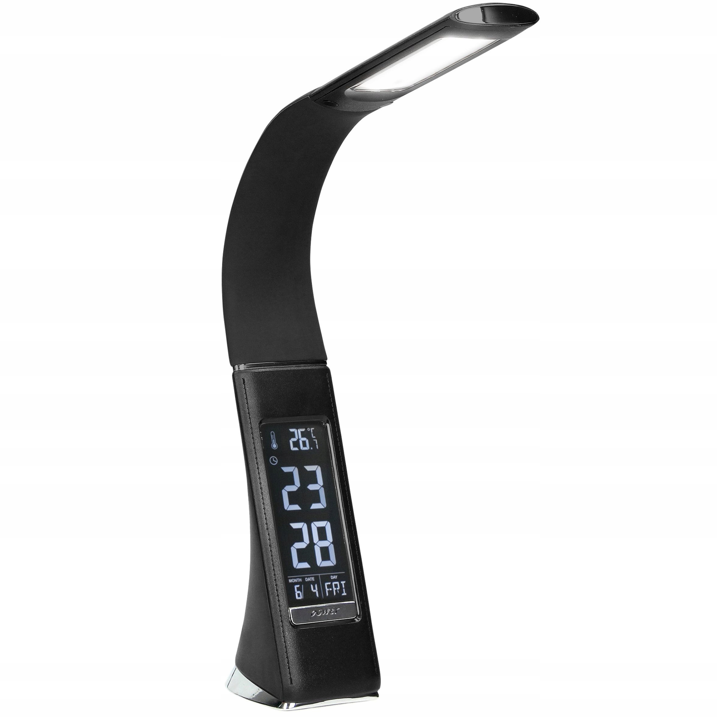 Lampka biurkowa Virone Dolomit czarny moc do 5 W