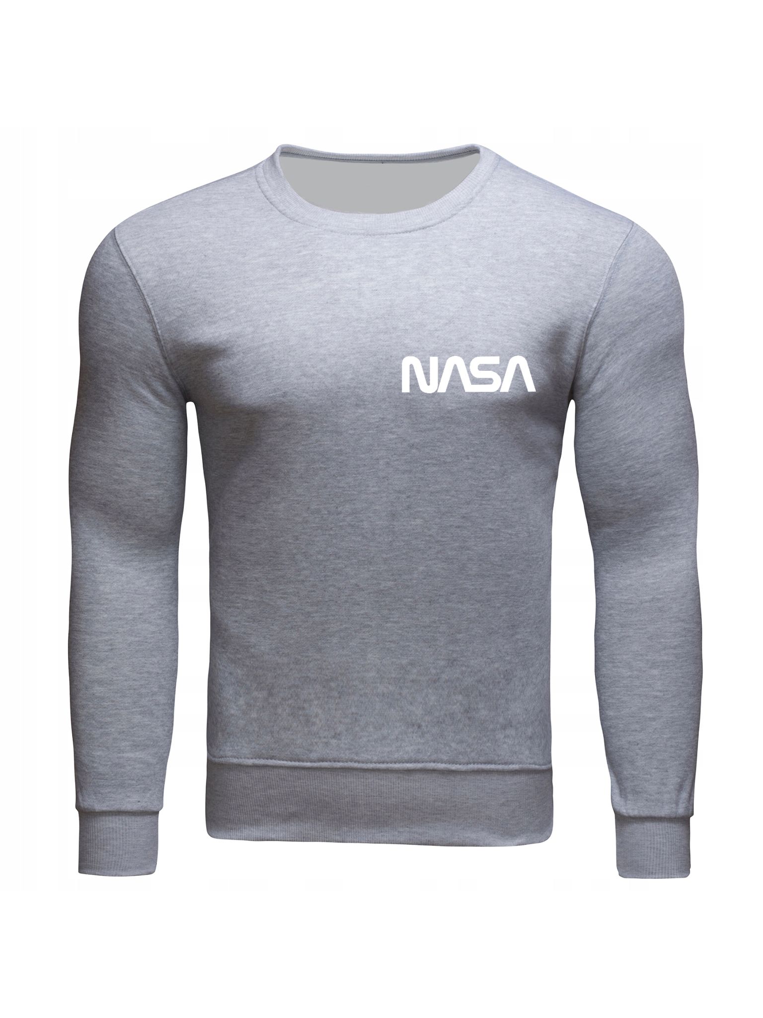 

Bluza Bez Kaptura Nasa Męska Szara M