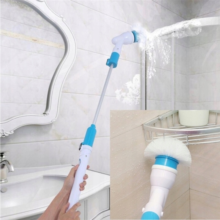 ELEKTRYCZNA OBROTOWA SZCZOTKA DO CZYSZCZENIA DO ŁAZIENKI KUCHNI ŚCIAN MOP Marka inna marka