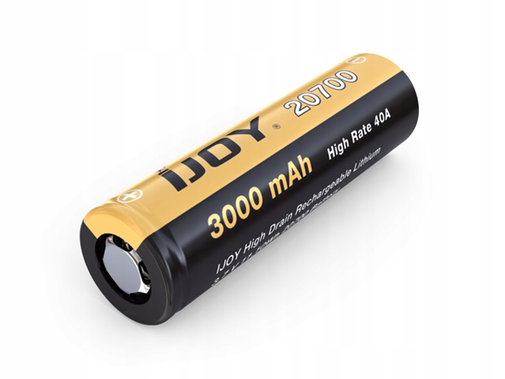 iJoy 20700 литий-ионный аккумулятор 3,6 В - 3,7 В 3000 мАч