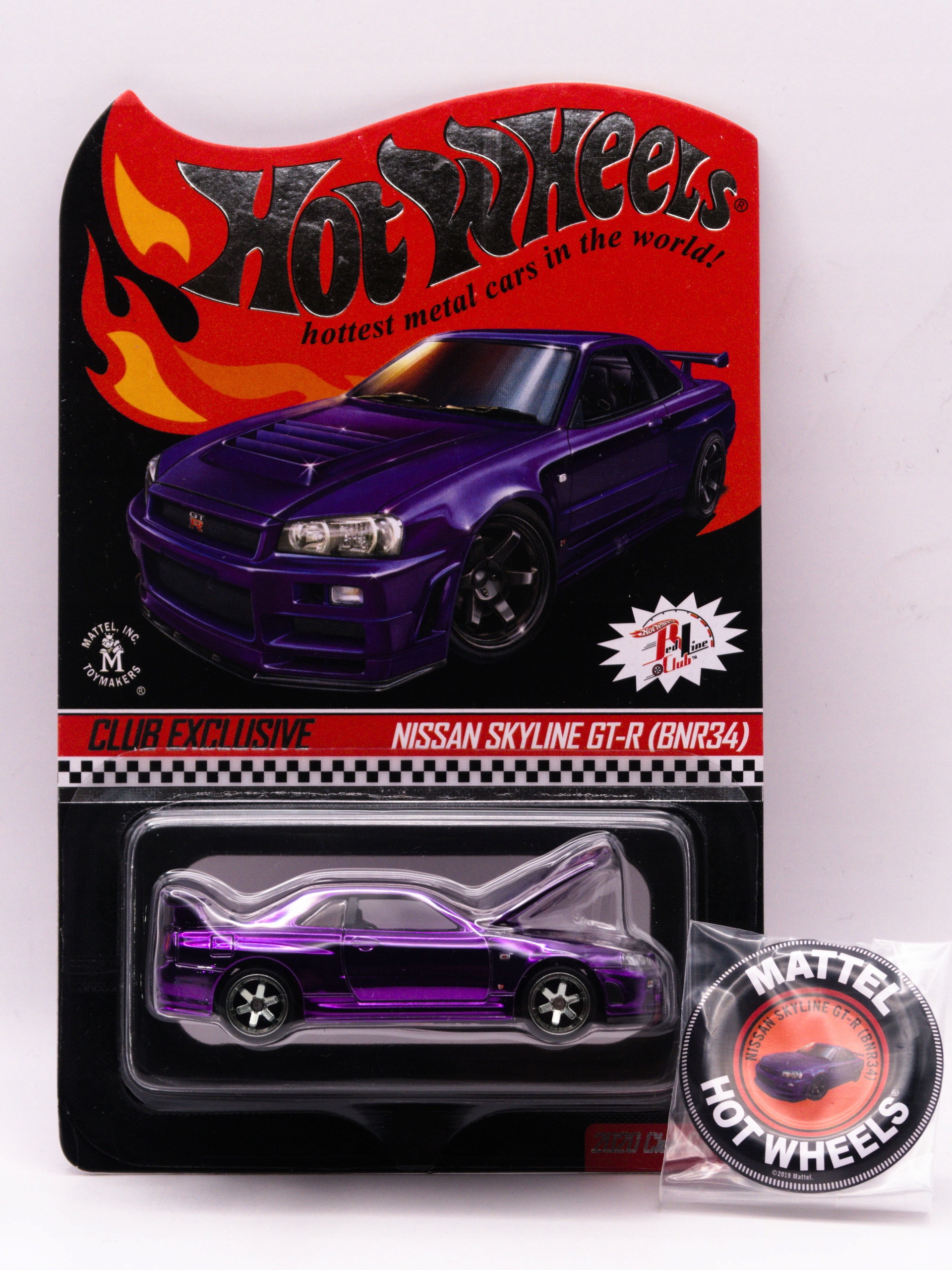 HOT WHEELS Red Line Club RLC Nissan Skyline GT-R R34 Fioletowy