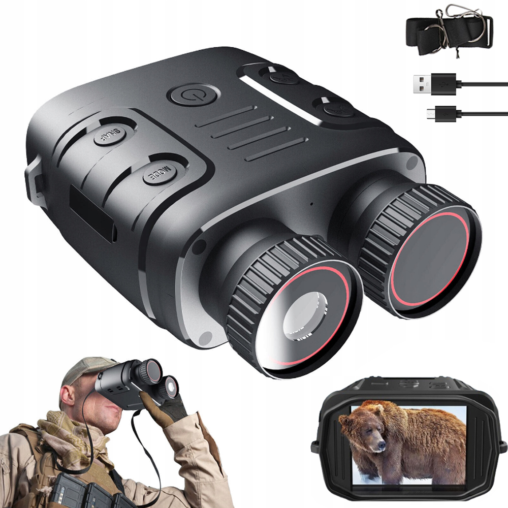 Infračervený Dalekohled Pro Noční Vidění S 5NÁSOBNÝM Zoomem 1080P Usb R18