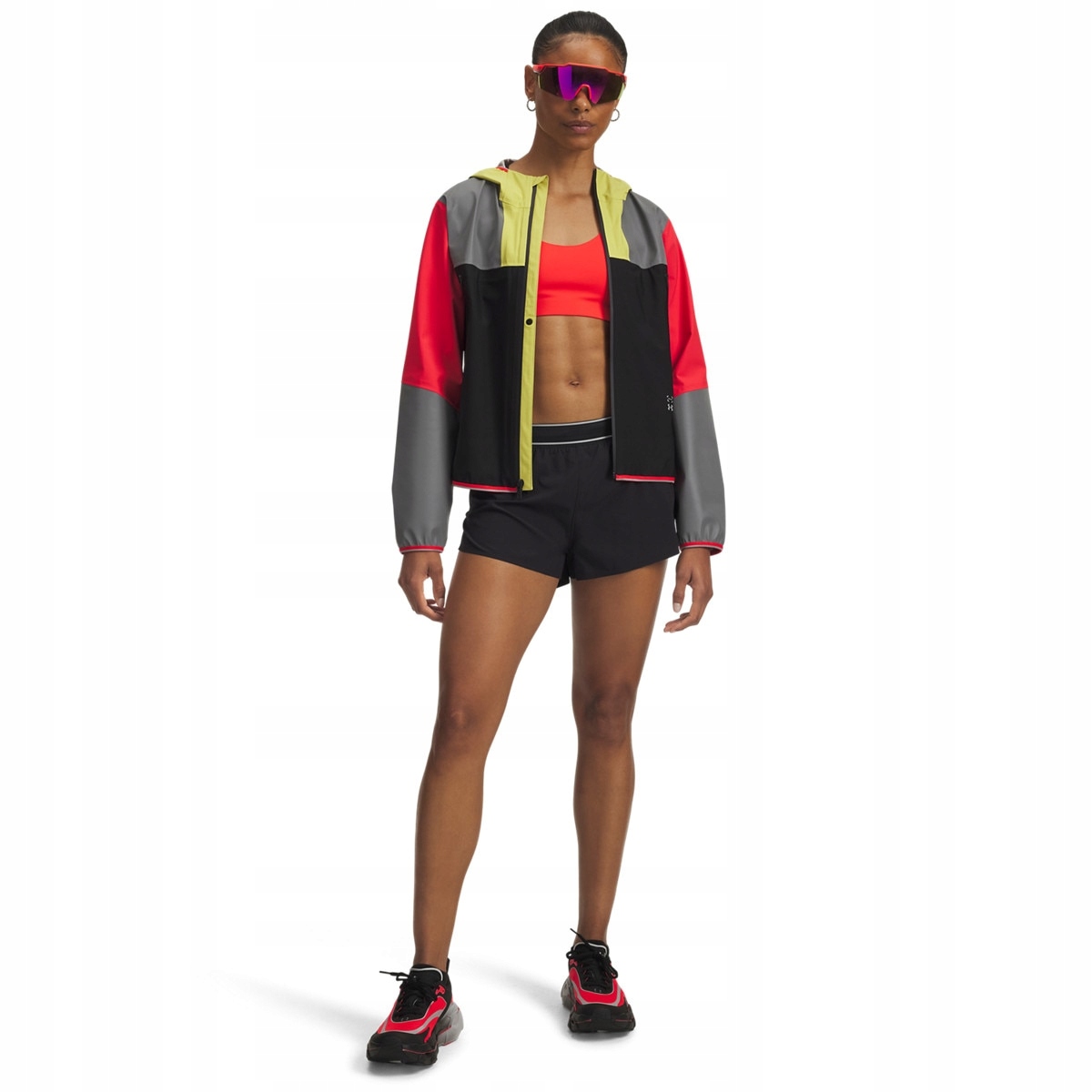 Damskie spodenki do biegania Under Armour Halo Run Shorts czarne XL