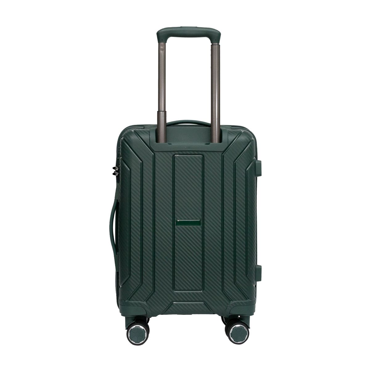 Mała walizka podróżna VEZZE z Policarbon Zielona Płeć nie dotyczy