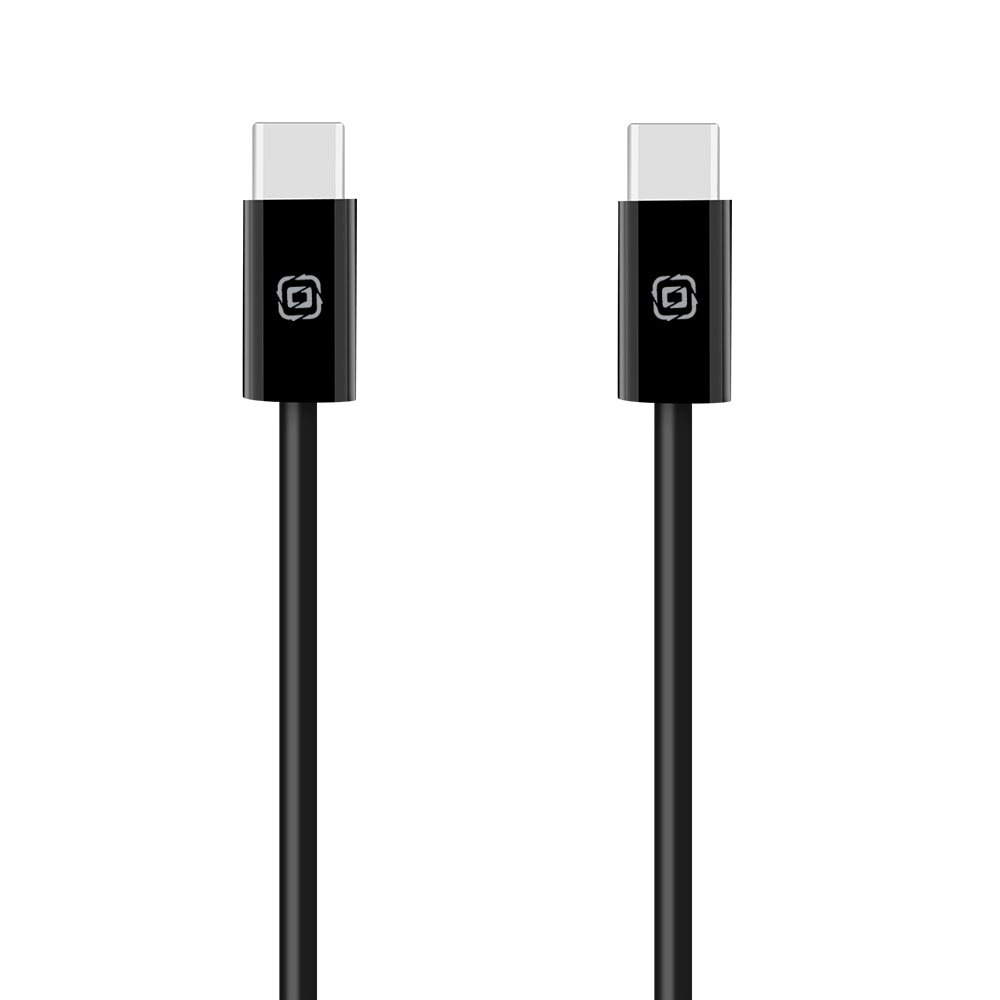 Obal:me Fast Usb-c/usb-c Pletený kábel 100W 2m Čierna