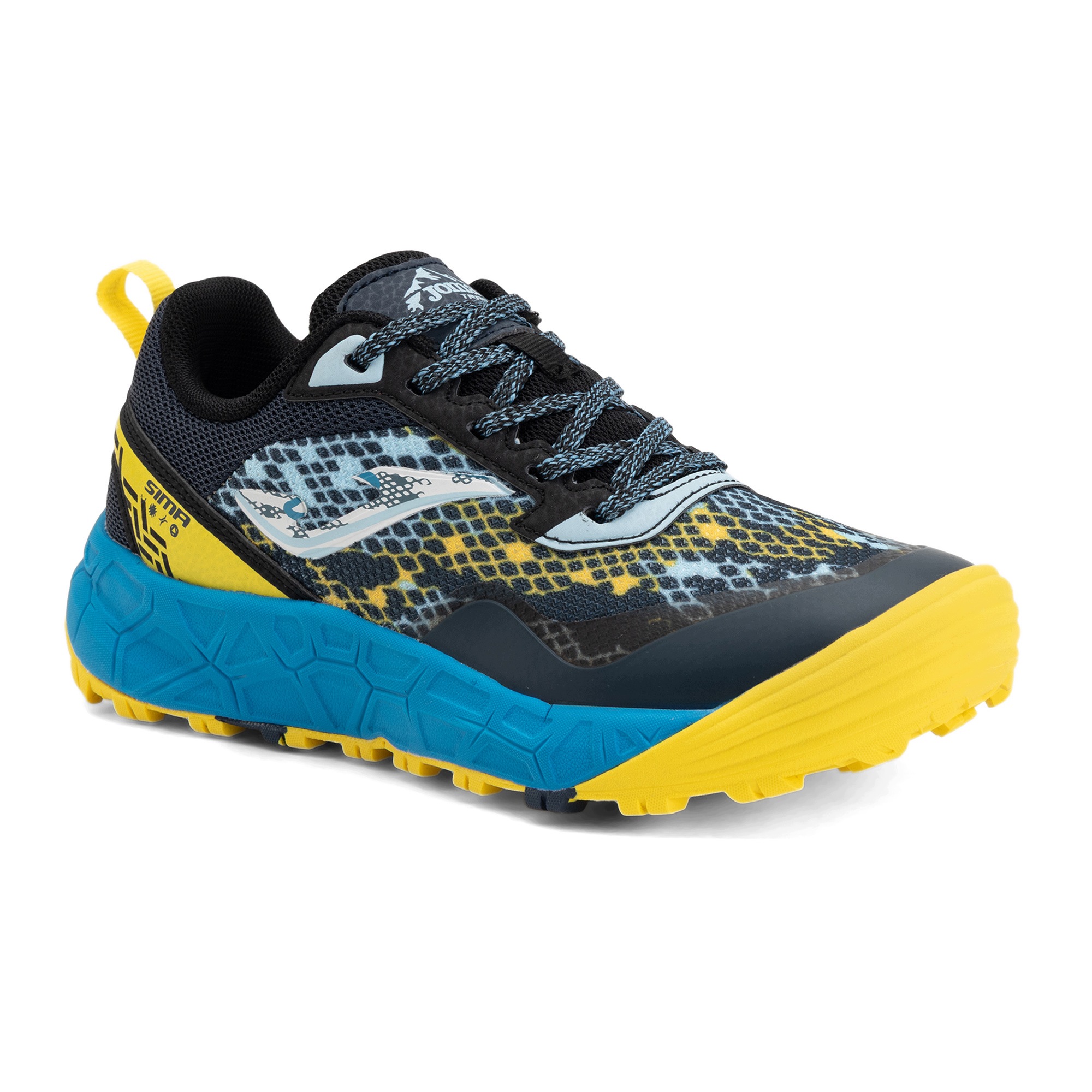 Buty do biegania dziecięce Joma Sima Jr navy/blue/yellow