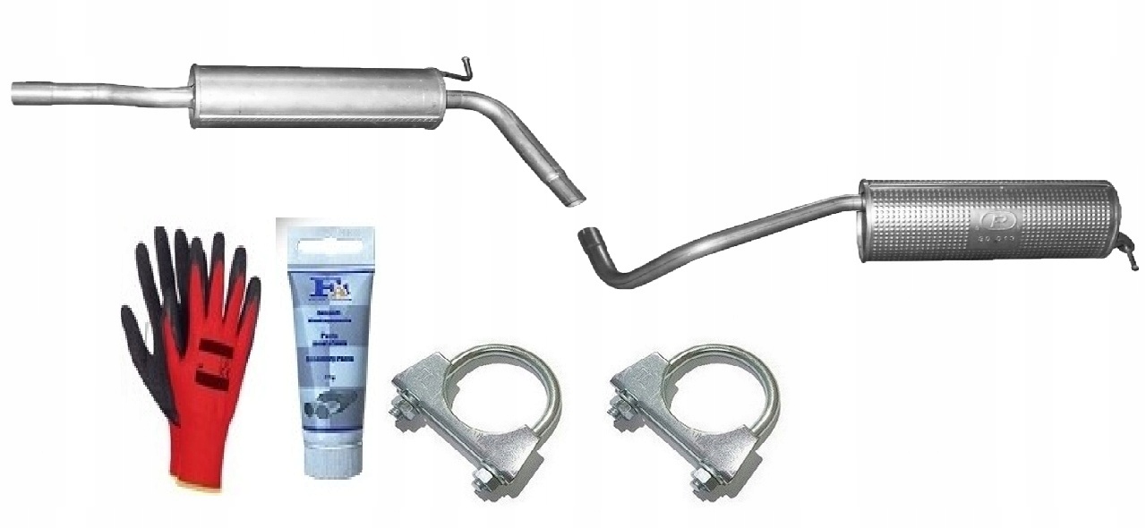 Seat Ibiza IV 1.0i 55kW (2015-6/2017) sada tlumičů výfuku bonus