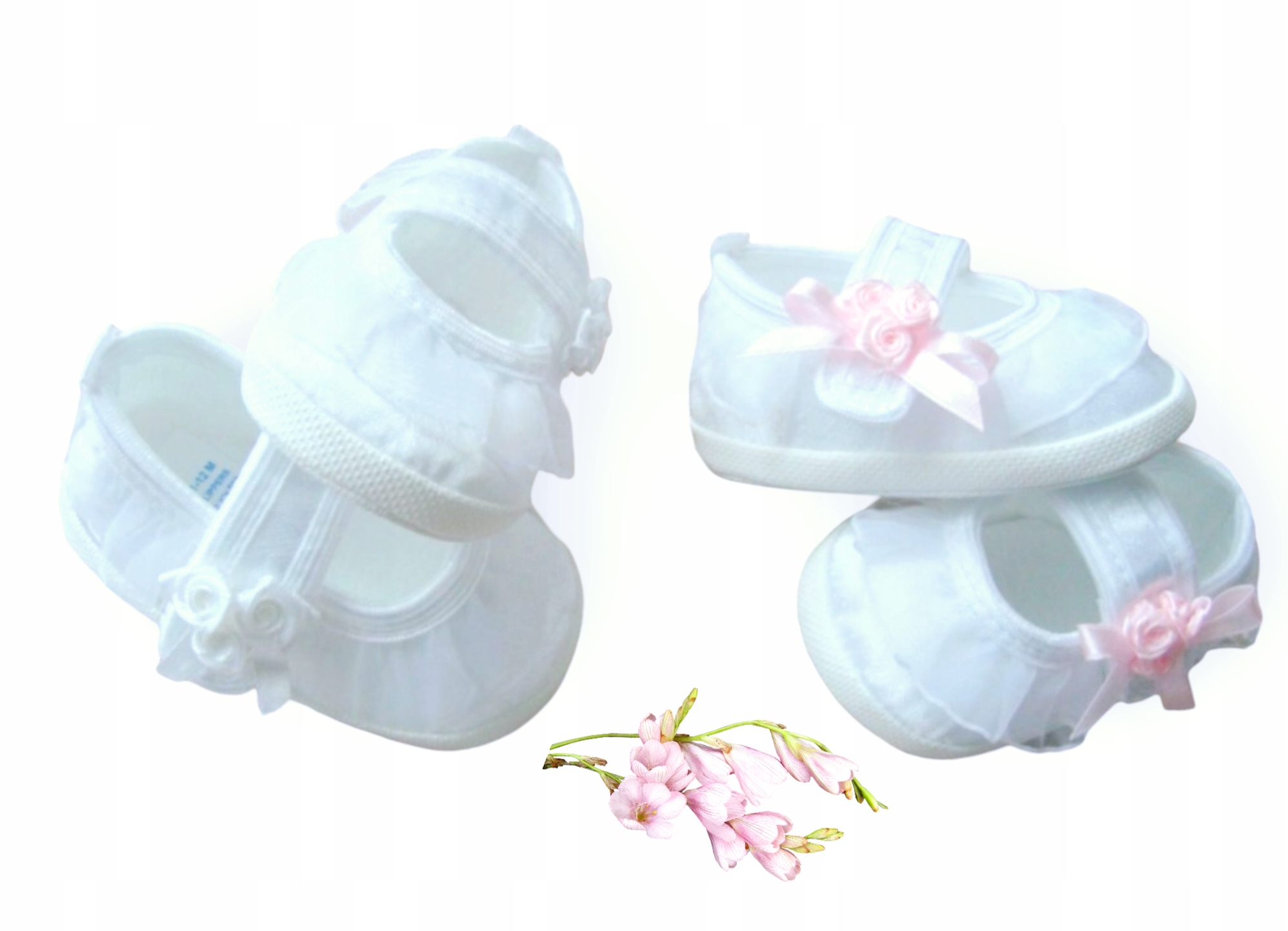 PANTOFELKI BUCIKI DO CHRZTU buty 9 cm