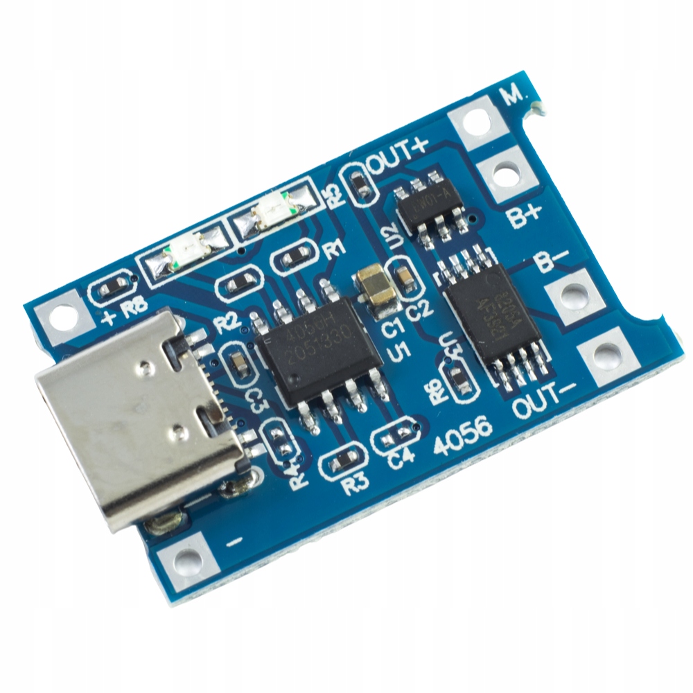 

Ładowarka ogniw baterii Li-ion 5V TP4056 Usb-c