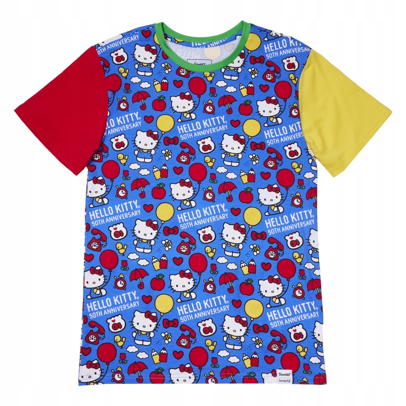 Hello Kitty 50. výročí Unisex tričko Loungefly (L)