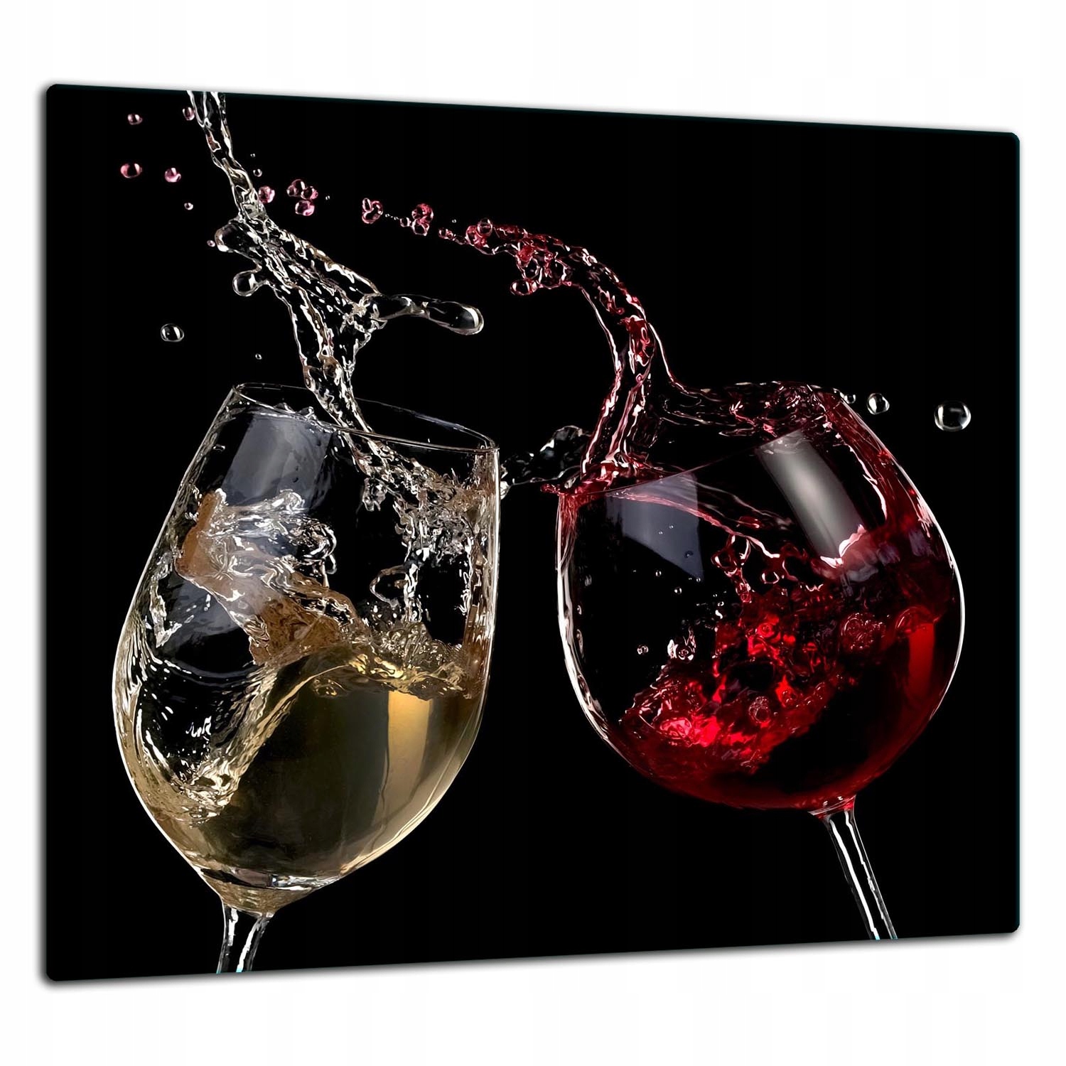 Skleněná Ochranná Deska Panel Lepidlo 65x60 Víno Tvrzené sklo 7v1