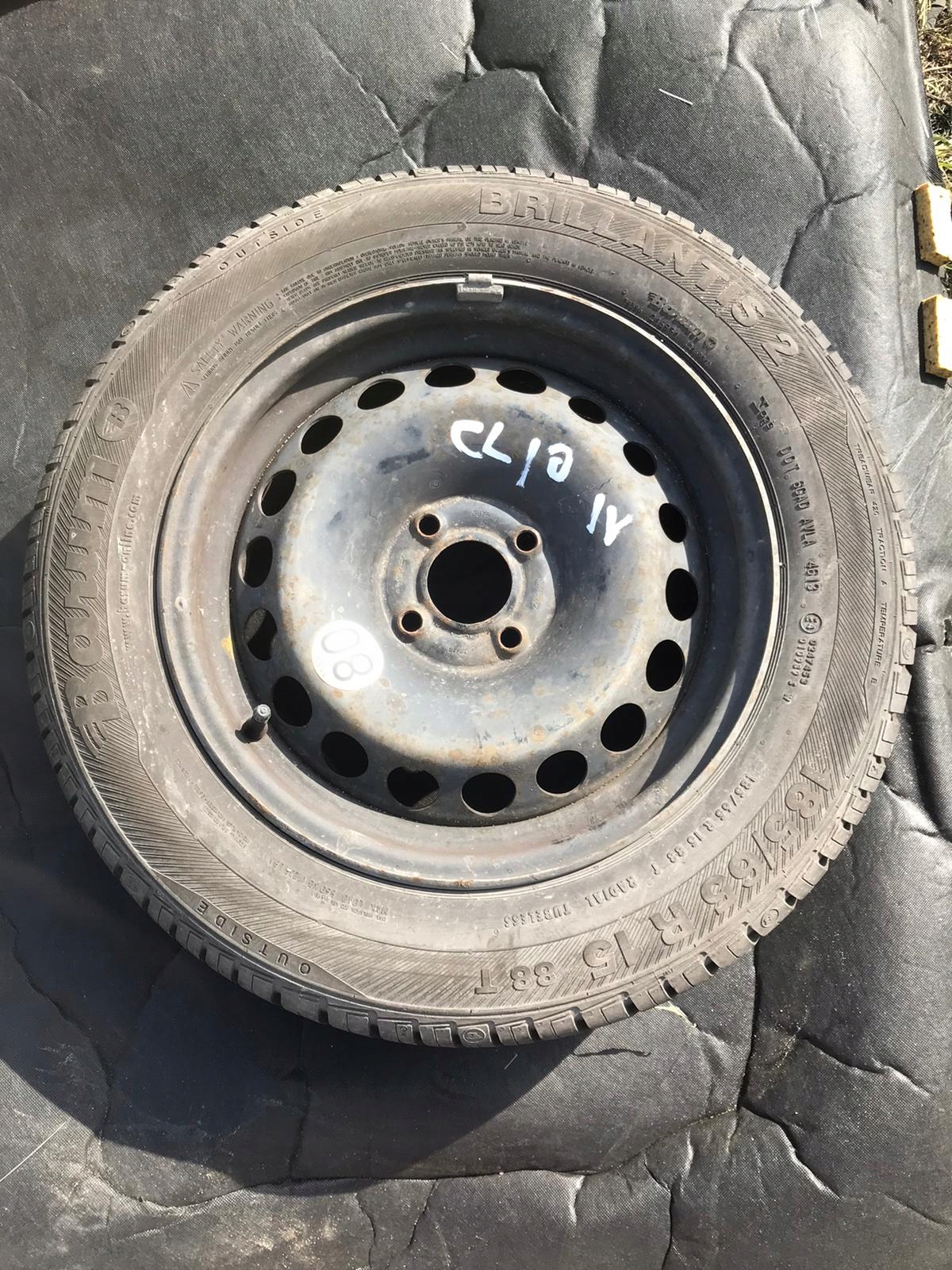 wheel spare CLIO IV 185/65R15 BARUM