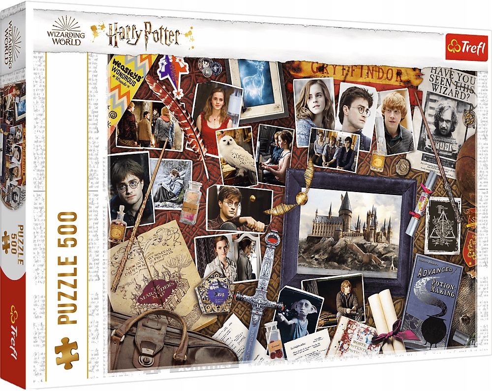 

Puzzle 500 el. Pamiątki Z Hogwartu Harry Potter