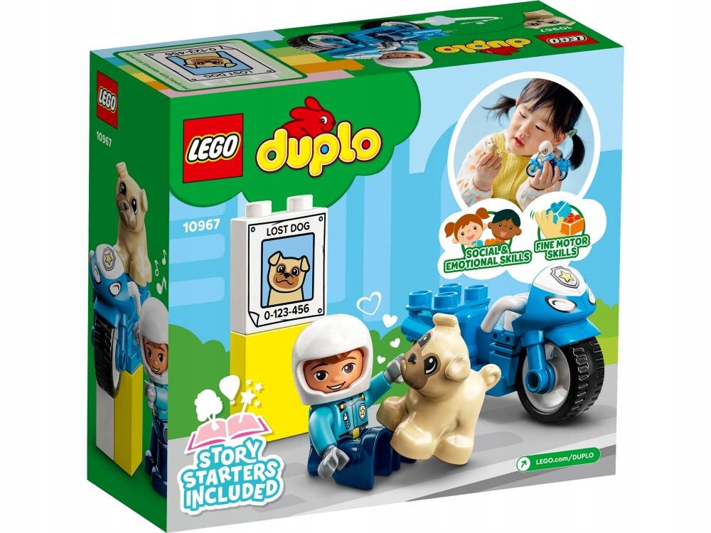 LEGO DUPLO Motocykl policyjny 10967 Bohater brak