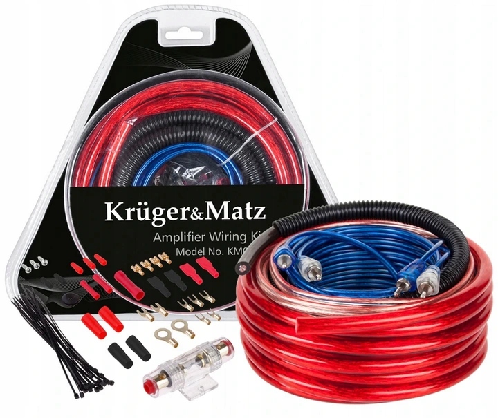 

KrugerMatz Zestaw Kabli do Wzmacniacza KM0010