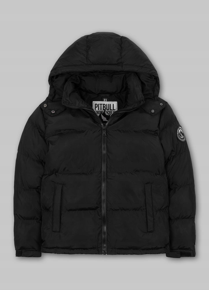 Dámská Zimní bunda s kapucí Pitbull Cleo k bokům, teplá prošívaná