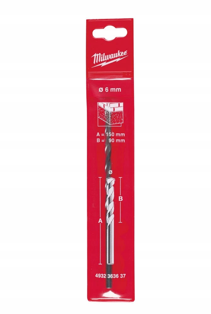

Wiertło do Betonu z Węglikiem 6x150mm Milwaukee