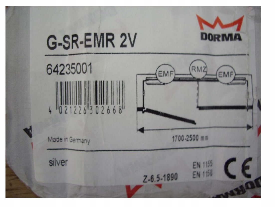 Dorma G-sr-emr 2V do Ts 93