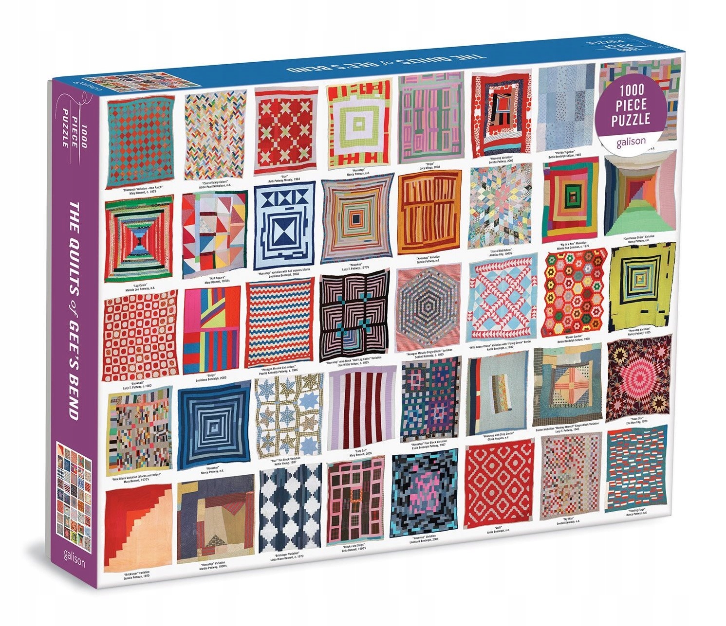 Galison Puzzle Gee's Bend: Deky 1000 dílků