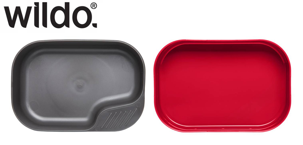 WILDO Naczynia Turystyczne Zestaw CAMP-A-BOX Only Kolor dominujący pomarańcze i czerwienie