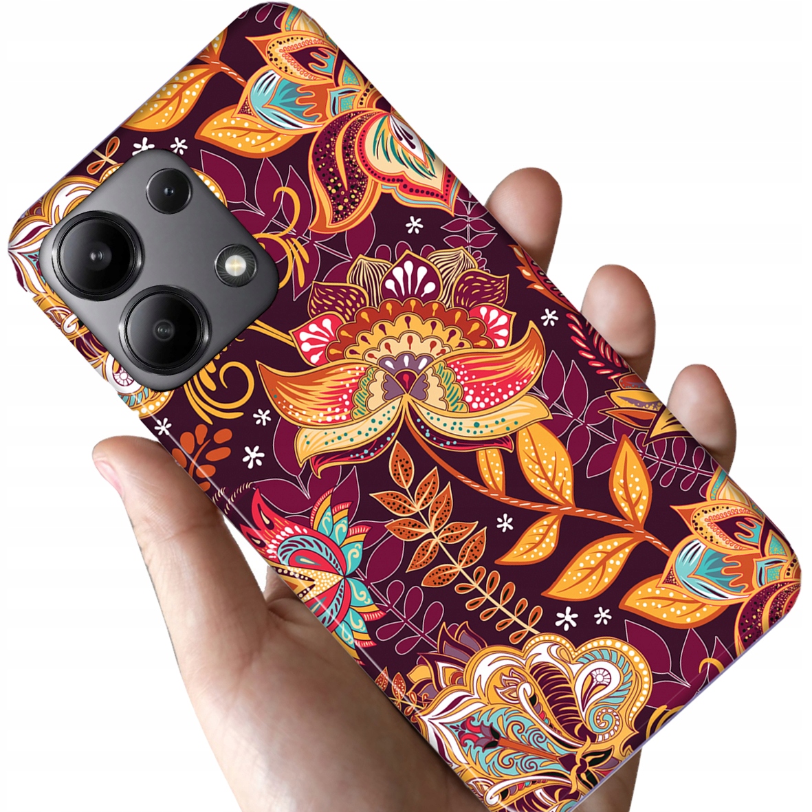 ETUI SLIM CASE DO XIAOMI REDMI NOTE 13 4G + SZKŁO HARTOWANE WZORY