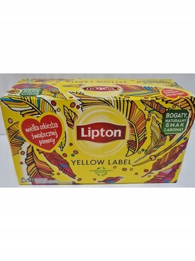 Levně 6 x Čaj černý Lipton Yellow Label 50 sáčků