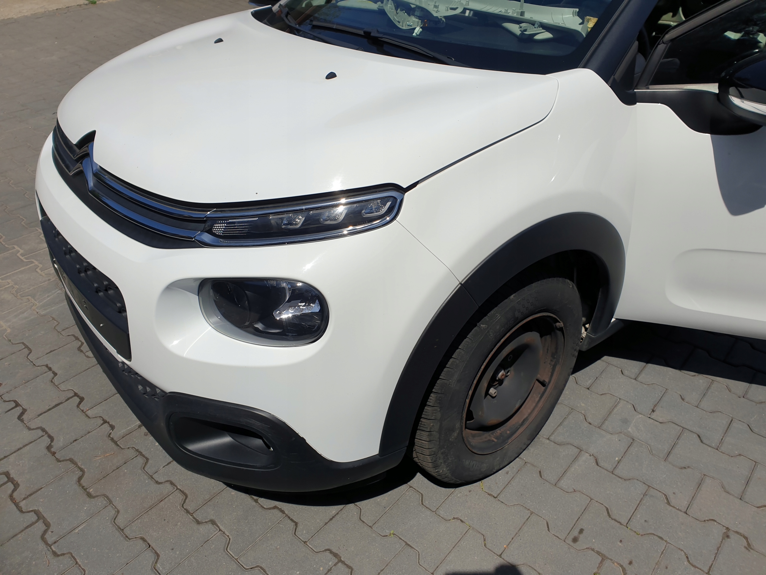bumper bonnet fender support panel for radiators lights CITROEN C3 III 2016- colour EWPB