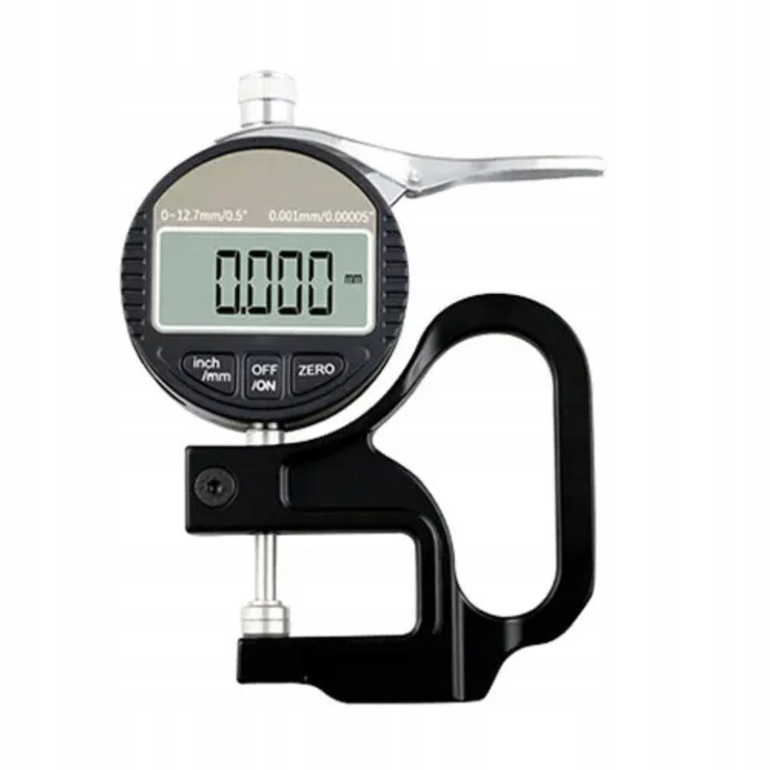 Měřič tloušťky 0-12,7 mm Elektronický tloušťkoměr, talířový