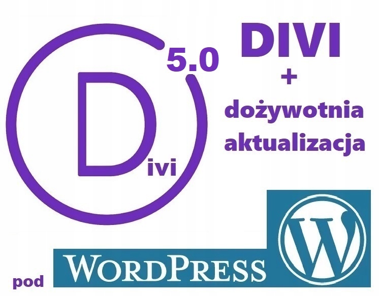 DIVI szablon od ET-sam wpisujesz licencję na 3 WWW