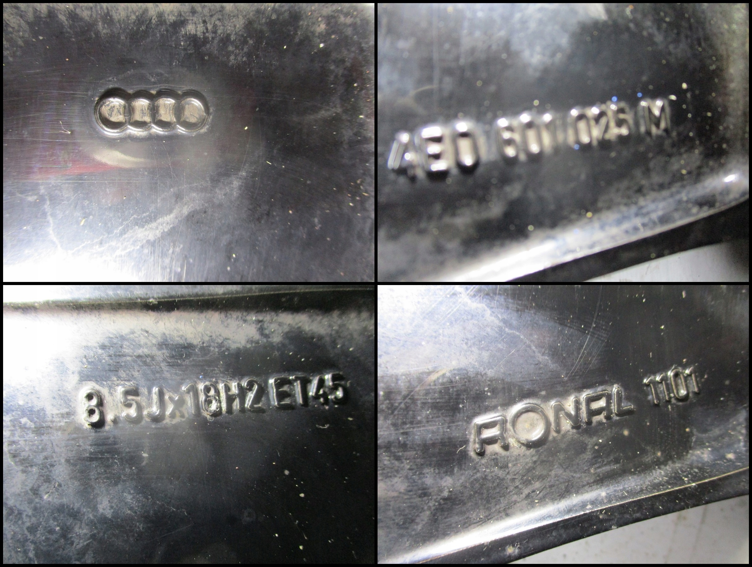 wheel spare AUDI A8 4E0 R18 6MM
