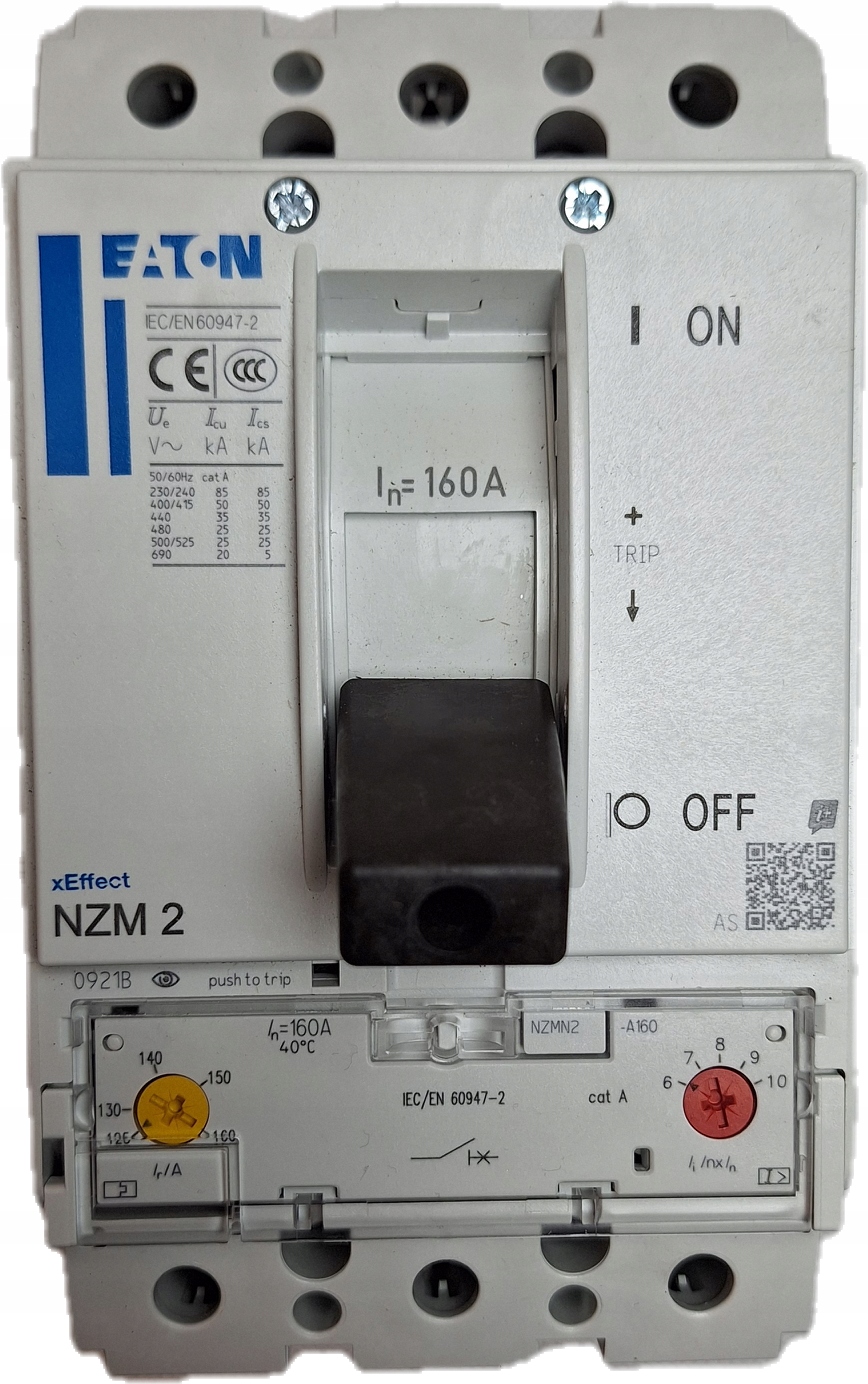 Eaton NZM2 vypínač výkonu 3P 160A 50 kA NZMN2-A160
