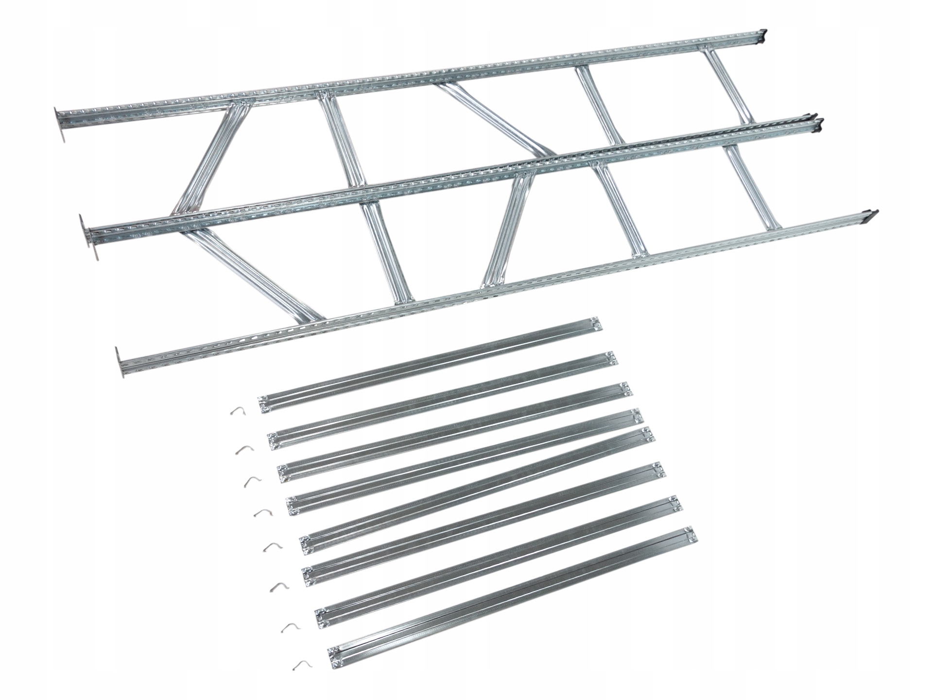 METALOWY CYNKOWANY REGAL STOJAK NA 16 OPON 235MM Producent code RO250 40 105P