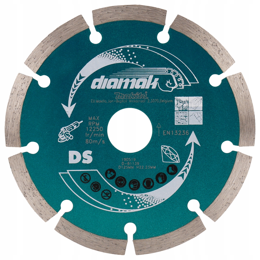 

Makita D-61139 Tarcza diamentowa Diamak 125mm