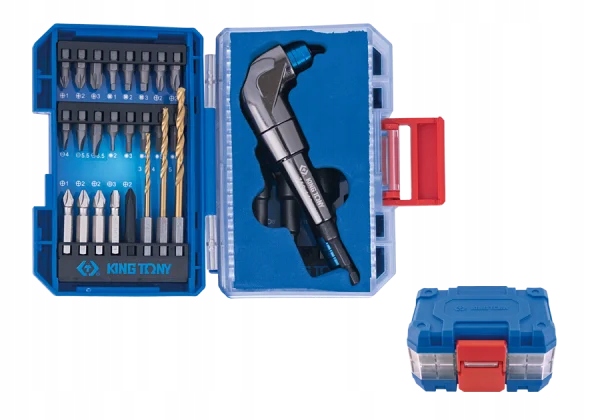 ZESTAW BITÓW DO WKRĘTARKI 1/4" 45cz., BITY HEX, TORX, PH, PZ, PŁASKIE, NASA