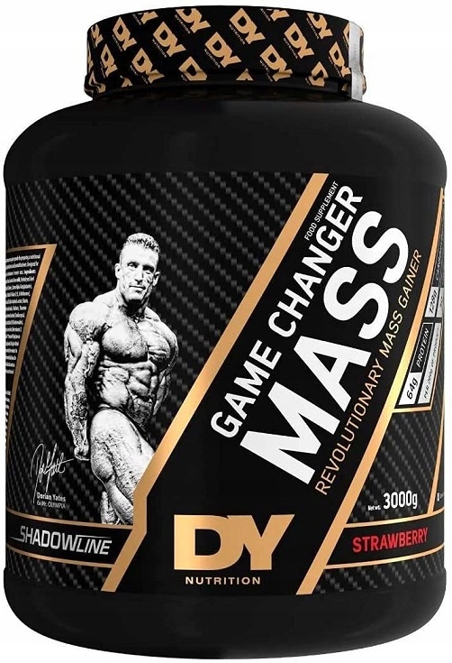 Dorian Yates Game Changer Mass, Gainer, Jahoda, Prášek, 3000g