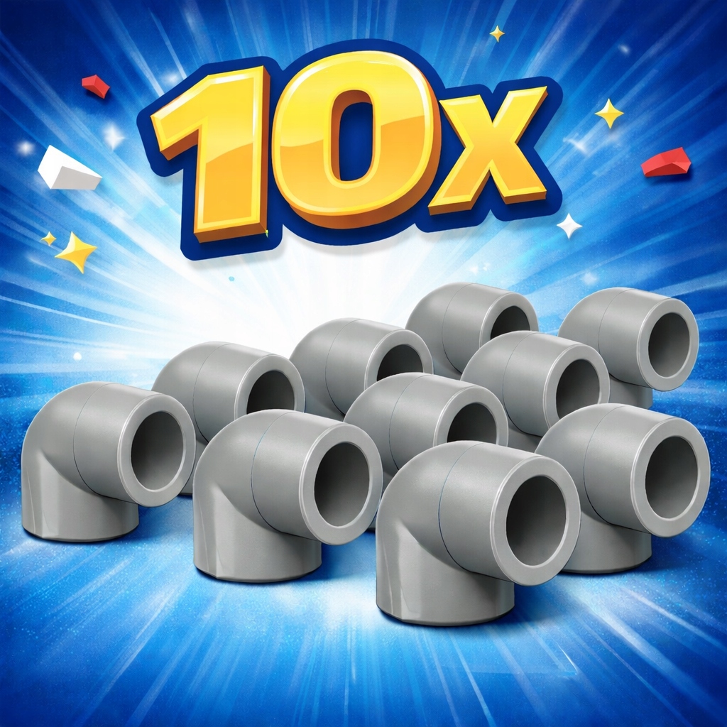 Kolanka PP-R 25x25 90 stopni. 10szt