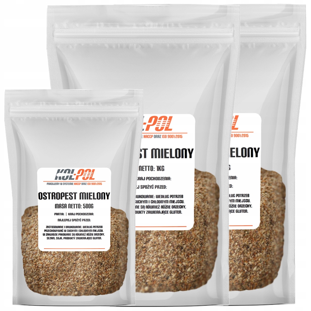 

Ostropest Plamisty Mielony 2,5kg Naturalny świeży