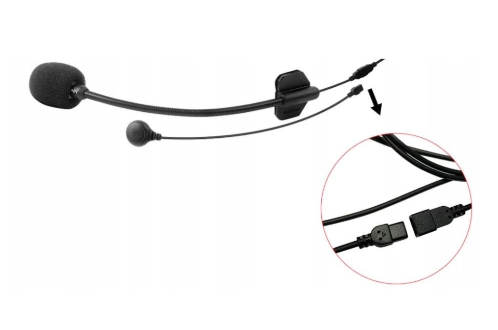 Interkom Motocyklowy FREEDCONN T MAX RADIO FM Additional Elements dedicated cable USB cable assembly kit