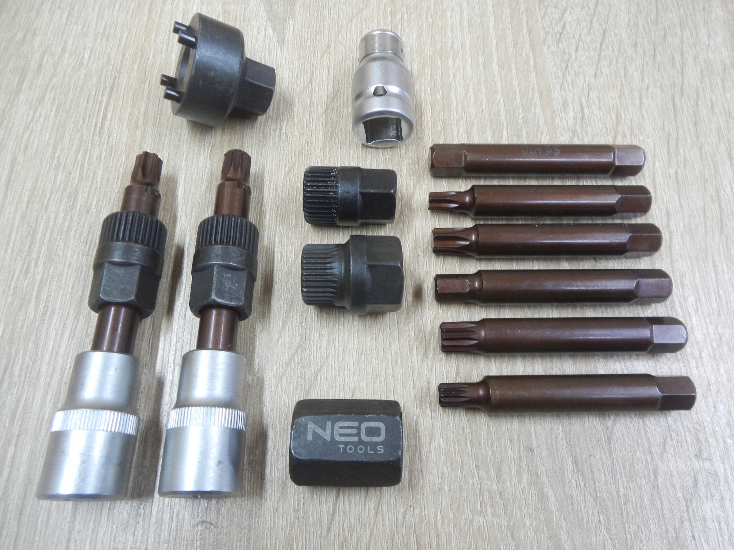 Klucze do demontazu alternatora 13szt 1 2 NEO Mark NEO Tools