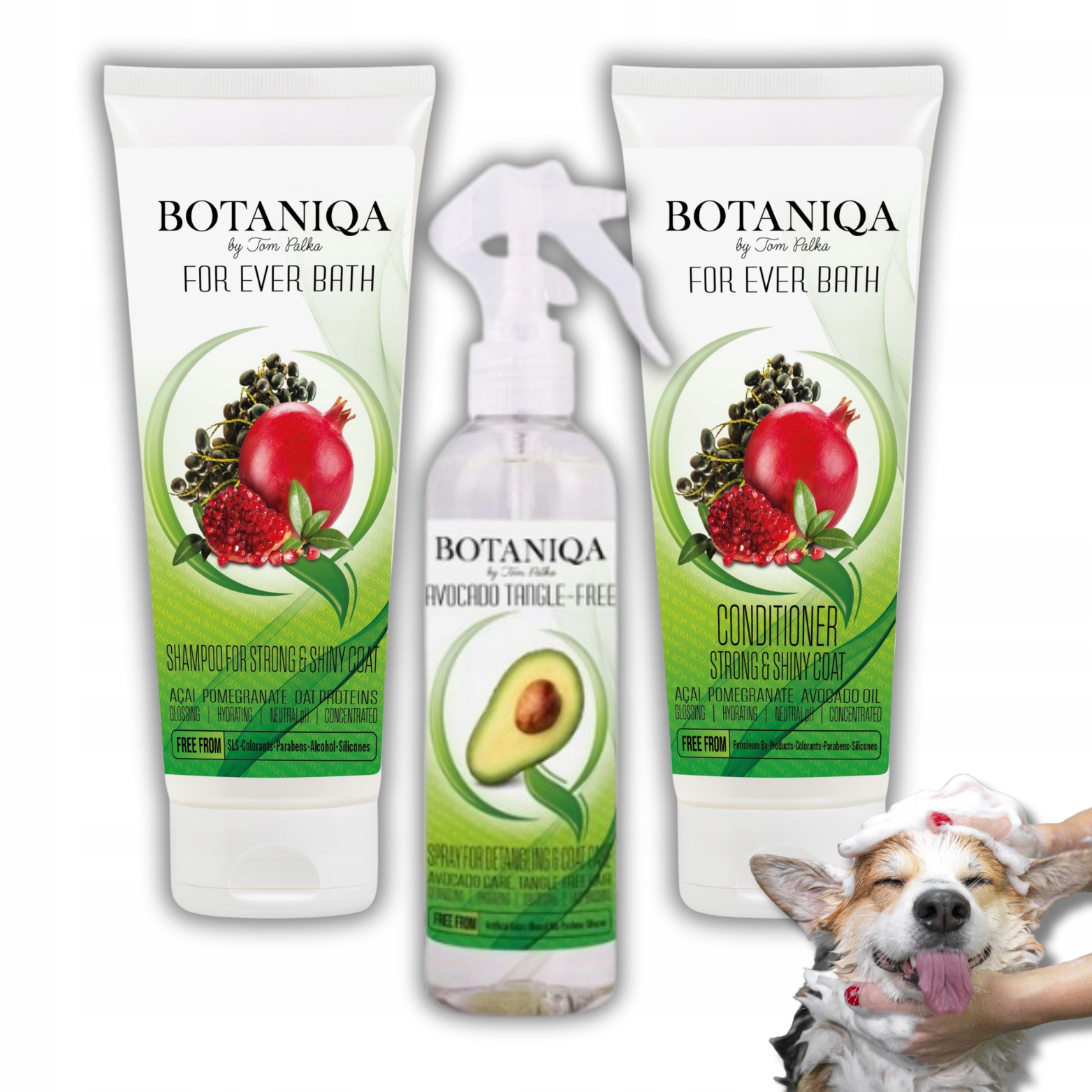 Levně Šampon a kondicionér pro psy sprej na rozčesávání For Ever Bath Botaniqa