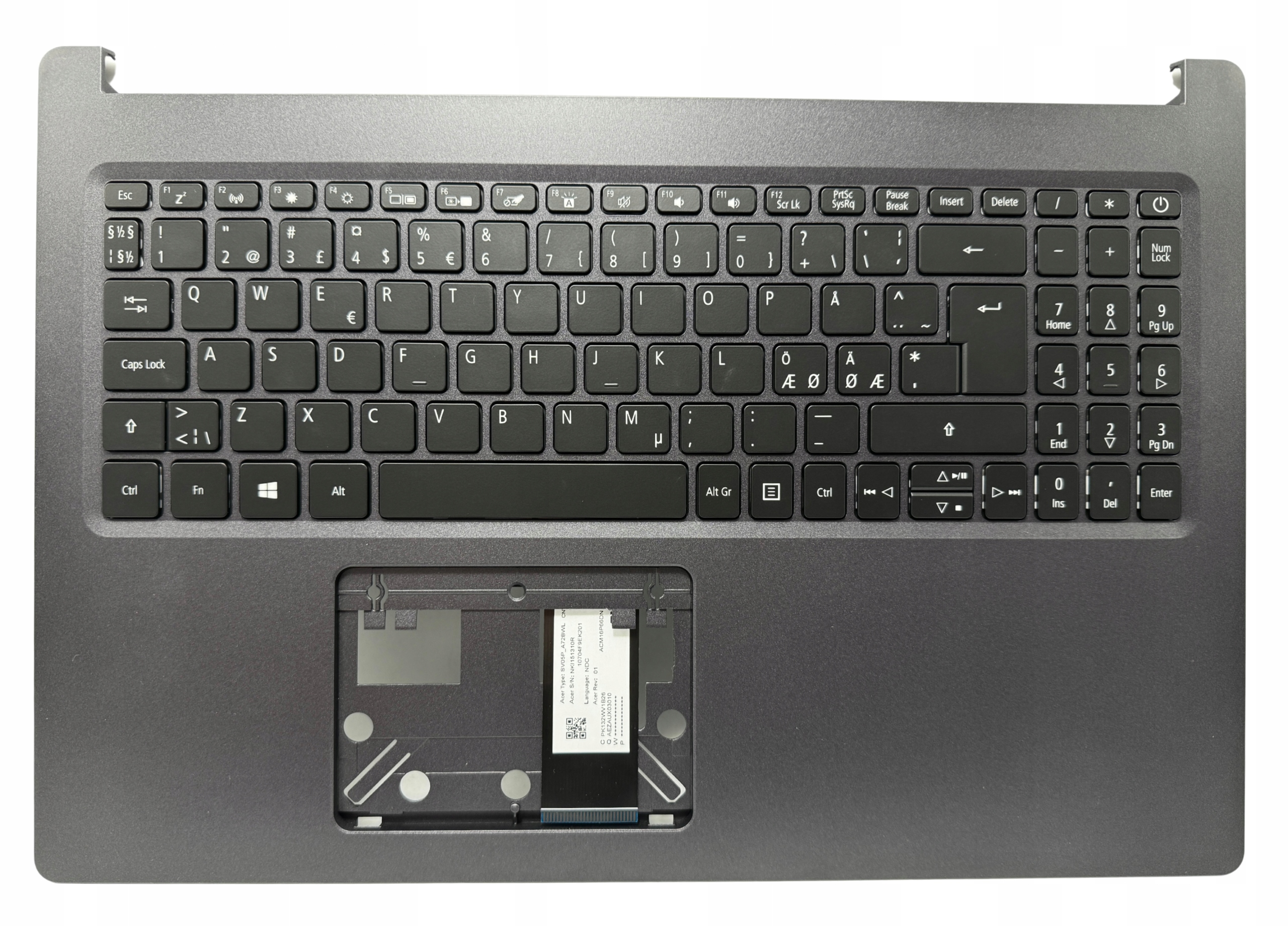 Palmrest horní kryt klávesnice Acer Aspire A515-44 A515-44G A515-45