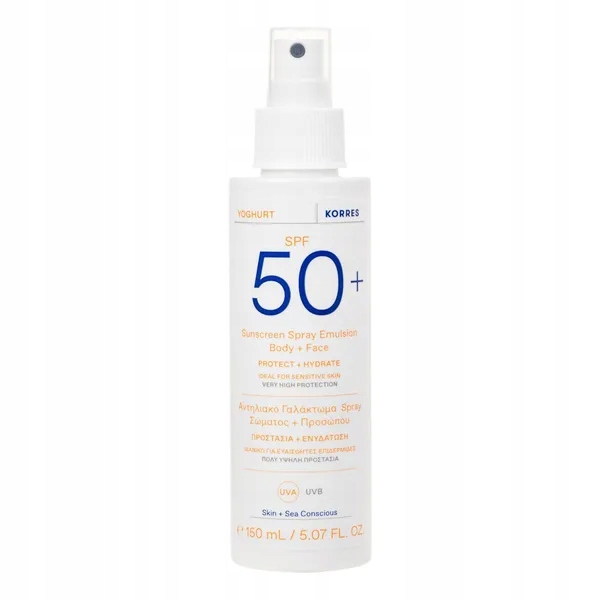 Korres Yoghurt Jogurt Emulze Sprej Na Opalování SPF50+ 150 Ml