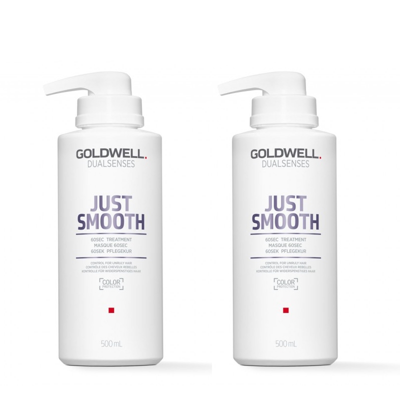 Goldwell DualSenses Just Smooth 60s vyhlazující maska na vlasy 2 x 500 ml