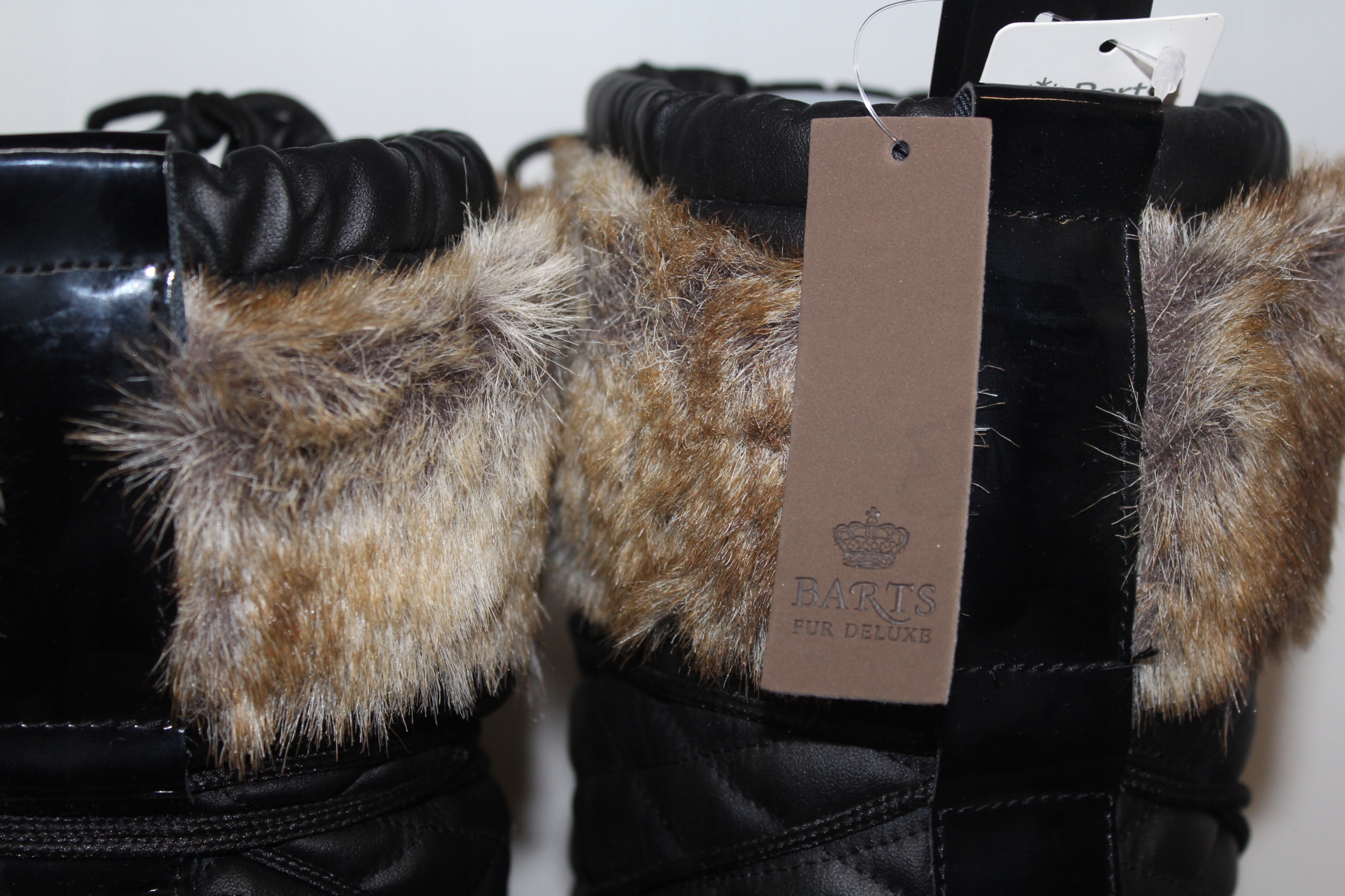 BARTS FUR BOOTS Śniegowce roz.S 36/38 230mm ..[1] Wzór dominujący bez wzoru