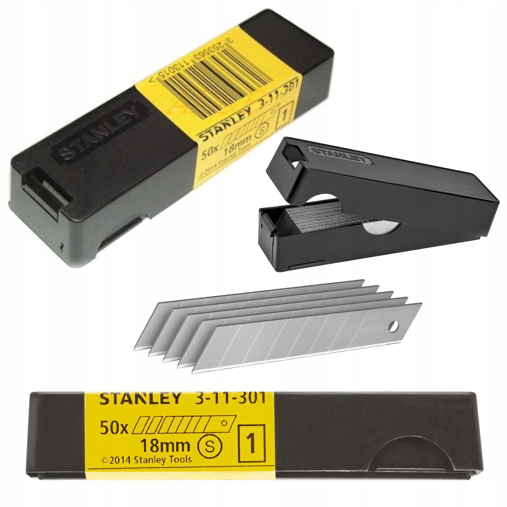 

Ostrza wymienne łamane Stanley 50szt 18mm 3-11-301