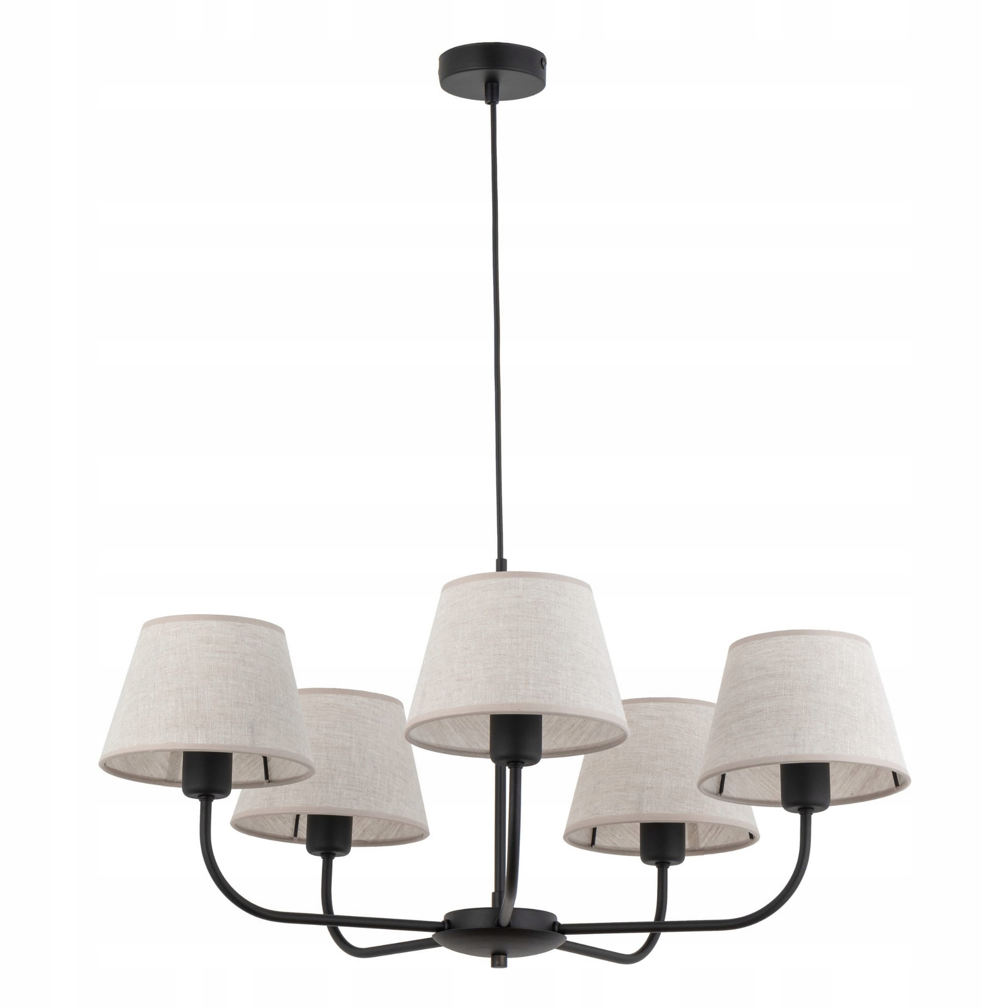 Lampa wisząca klasyczna żyrandol z abazurami Chicago 3989 Tk Lighting
