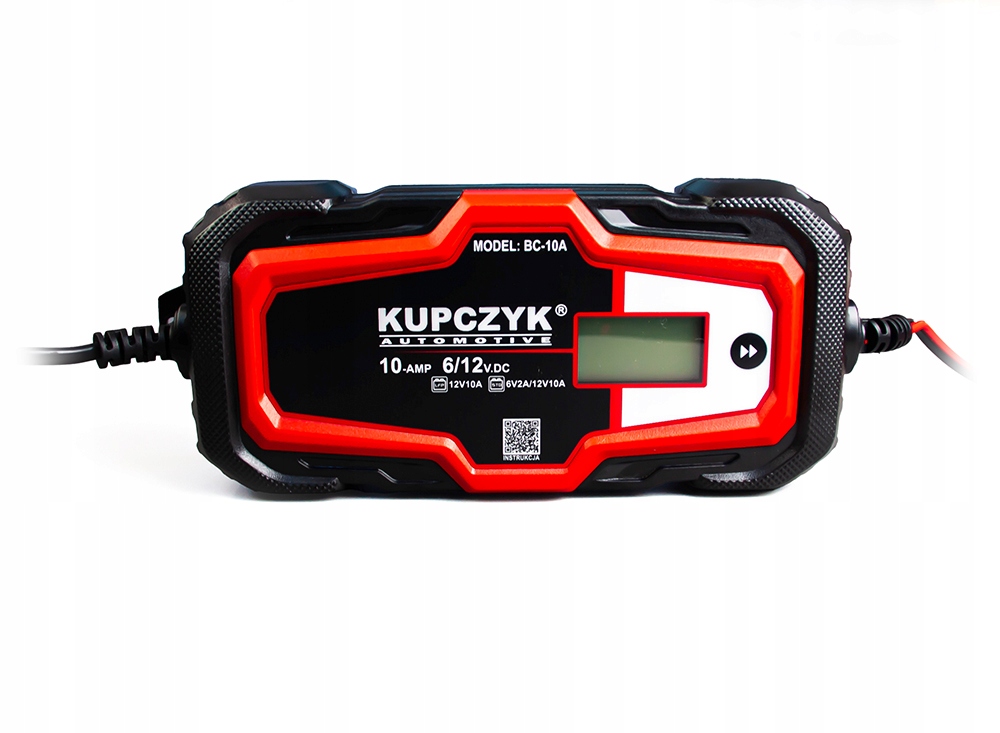 Prostownik mikroprocesorowy do ładowania akumulatora 6V 12V BC-10A Kupczyk Kod producenta BC-10A