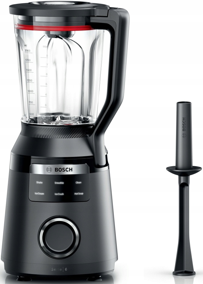Blender kielichowy Bosch VitaPower MMB6652B Timer 6 programów Gorąca zupa