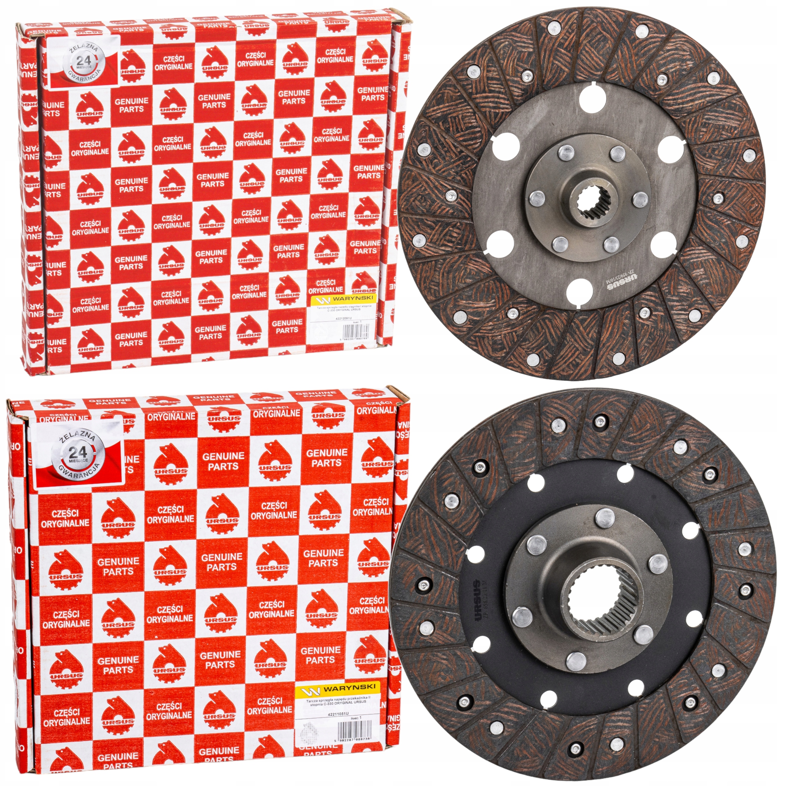 URSUS C-330 tarcza sprzęgła sprzęgłowa I i II stopnia ORYGINAŁ URSUS